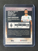 2021-22 Topps Bundesliga Stadium Club Chrome Ramy Bensebaini Aqua Refractor 92/199