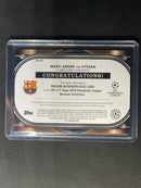 2021-22 Topps Museum Collection UEFA Champions League Soccer Marc-Andre Ter Stegen Museum Autograph 187/250