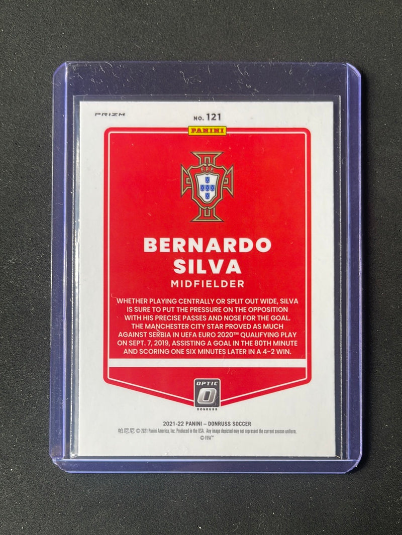 2021-22 Panini Donruss Road To Qatar Bernardo Silva Optic Silver