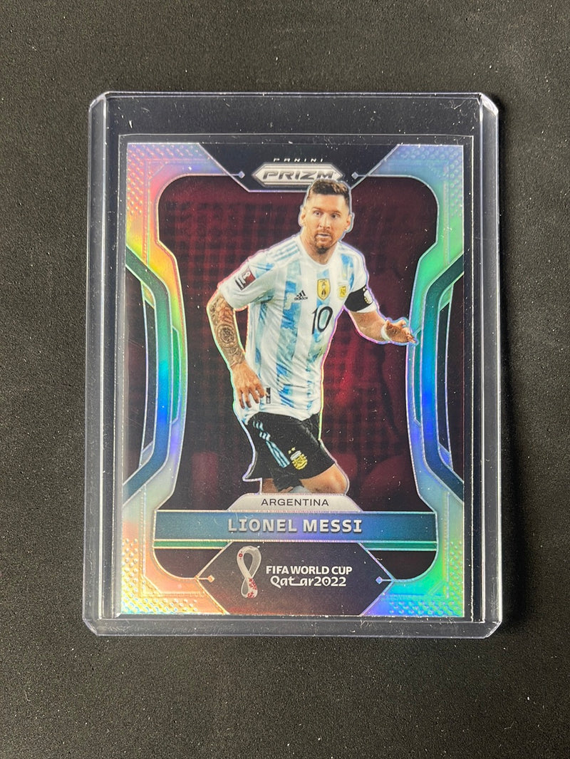 2022 Panini Prizm FIFA World Cup Qatar Lionel Messi Silver Prizm