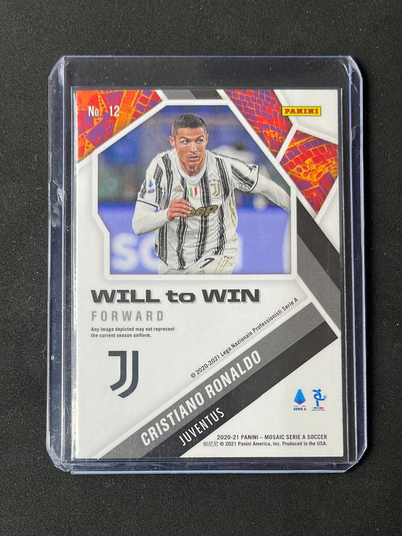 2020-21 Panini Mosaic Serie A Cristiano Ronaldo Will To Win