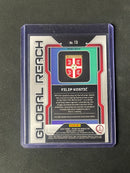 2022 Panini Prizm FIFA World Cup Qatar Filip Kostic Global Reach Silver Prizm