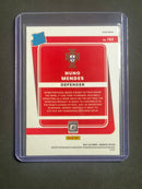 2021-22 Panini Donruss Road To Qatar Nuno Mendes Optic Silver