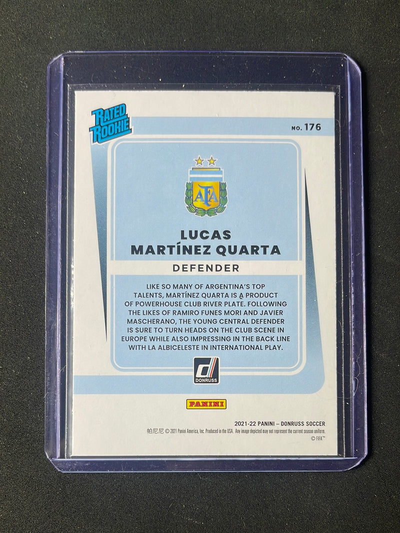 2021-22 Panini Donruss Road To Qatar Lucas Martinez Quarta