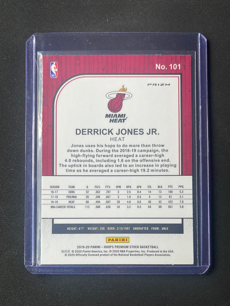 2019-20 Hoops Premium Derrick Jones JR. Laser