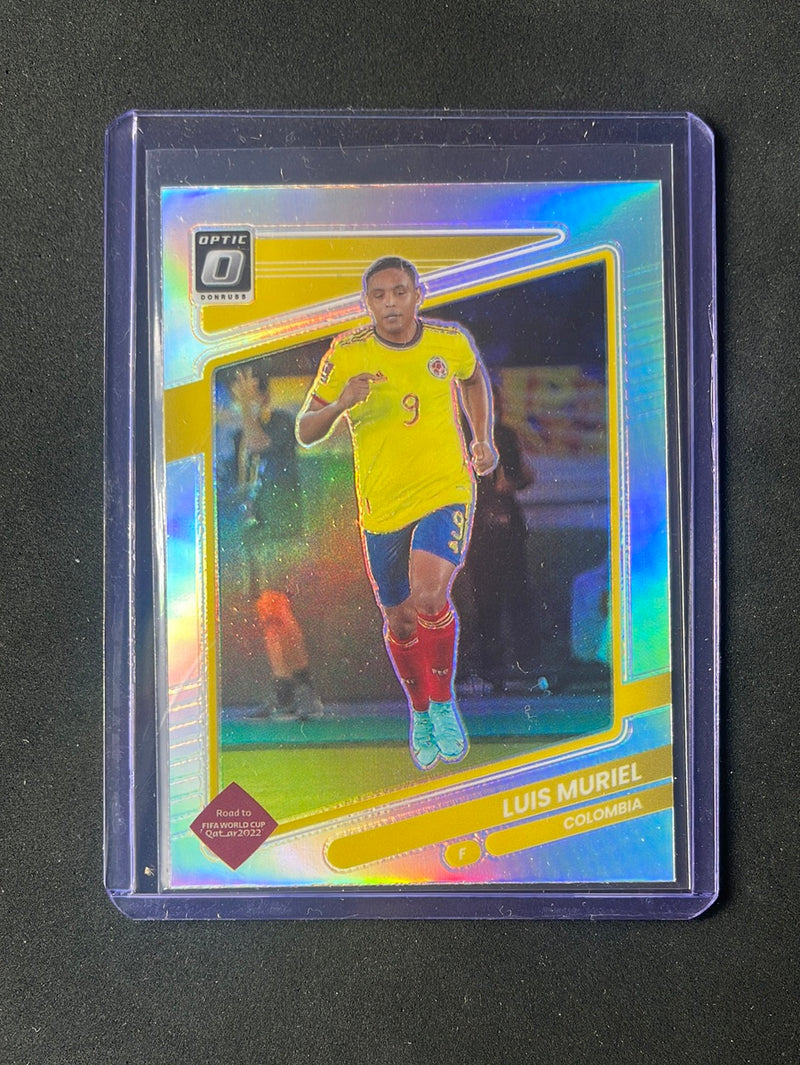 2021-22 Panini Donruss Road To Qatar Luis Muriel Optic Silver