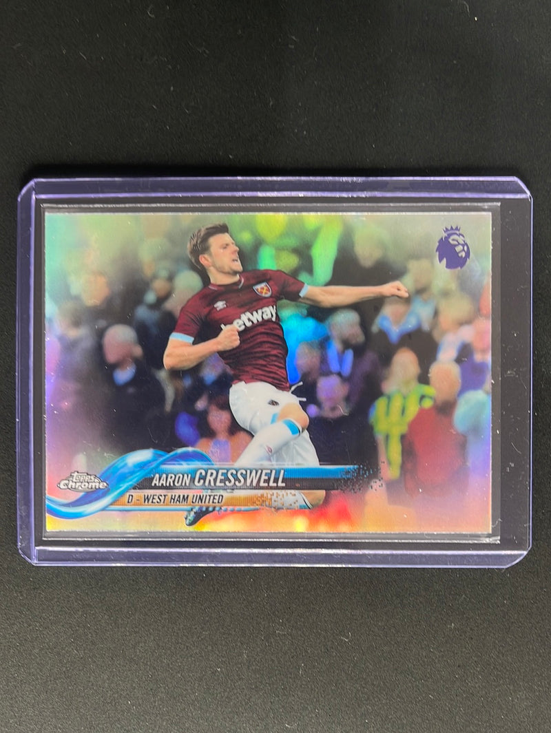 2018-19 Topps Chrome Premier League Aaron Cresswell Refractor