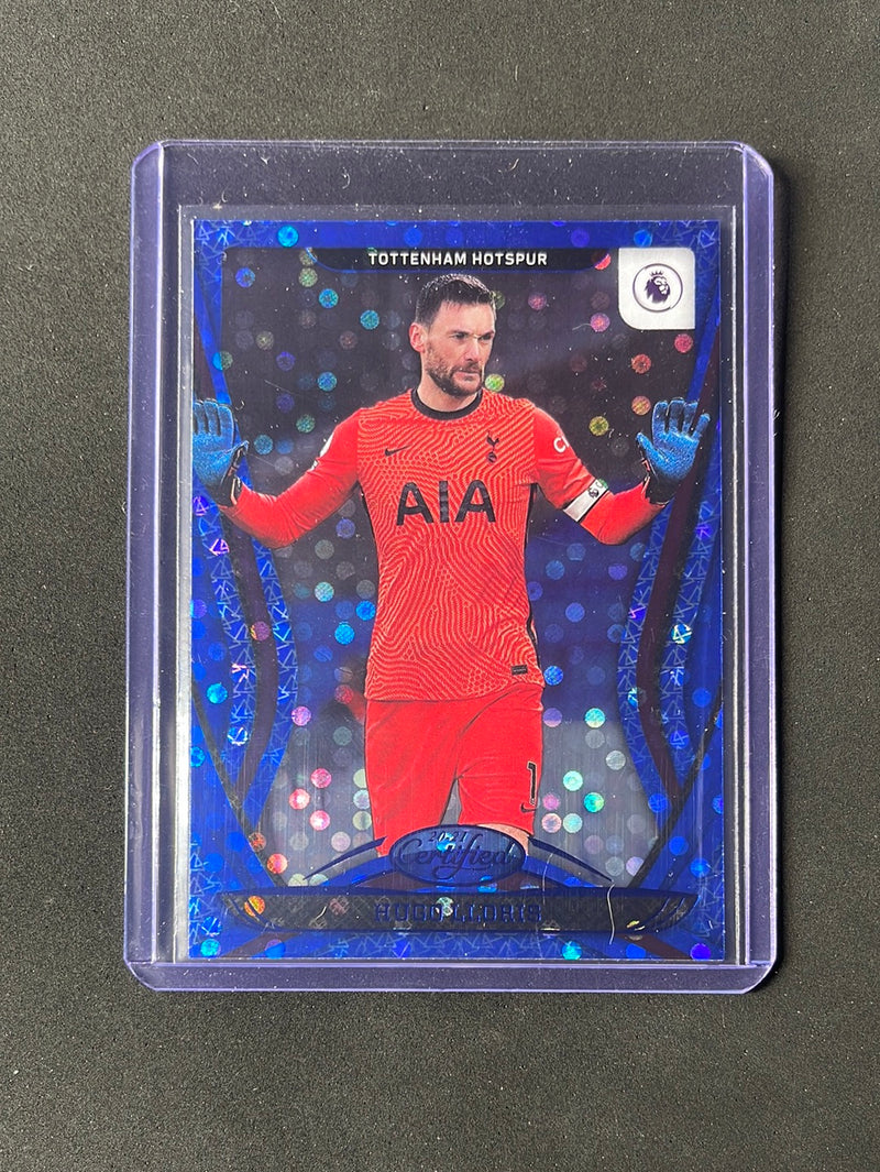 2020-21 Panini Chronicles Hugo Lloris Certified Premier League Blue Circles