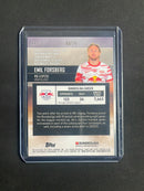 2021-22 Topps Bundesliga Stadium Club Chrome Emil Forsberg Green/Yellow Electric Charge 44/75