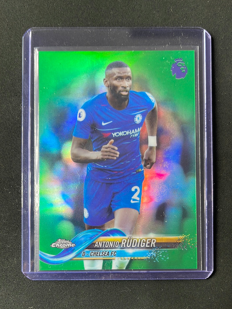 2018-19 Topps Chrome Premier League Antonio Rudiger Green 71/99