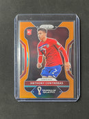 2022 Panini Prizm FIFA World Cup Qatar Anthony Contreras Orange Prizm 7/25