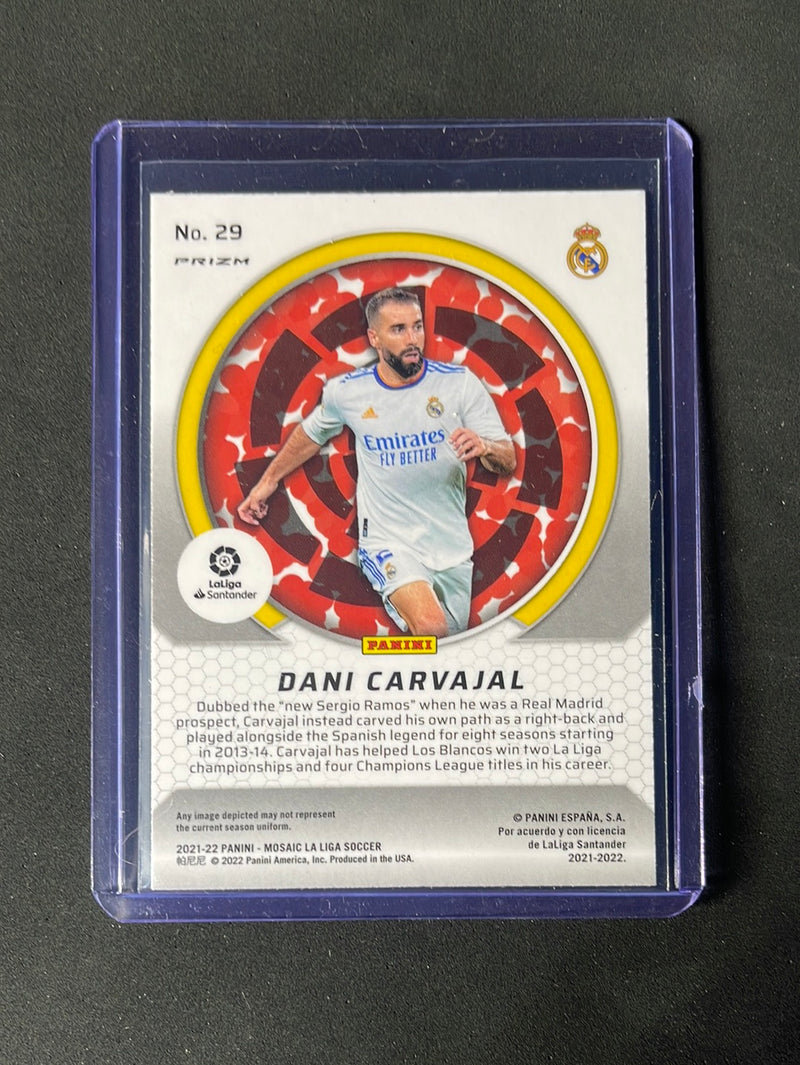 2021-22 Panini Mosaic La Liga Dani Carvajal Men Of Mastery