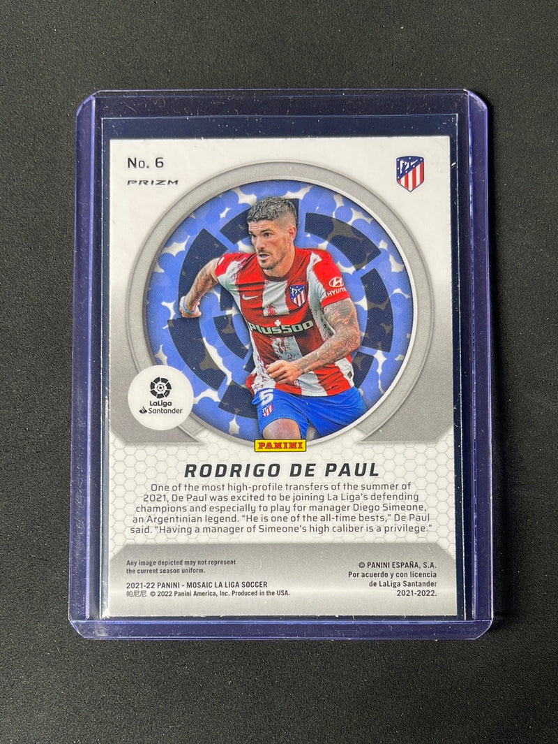 2021-22 Panini Mosaic La Liga Rodrigo De Paul Men Of Mastery