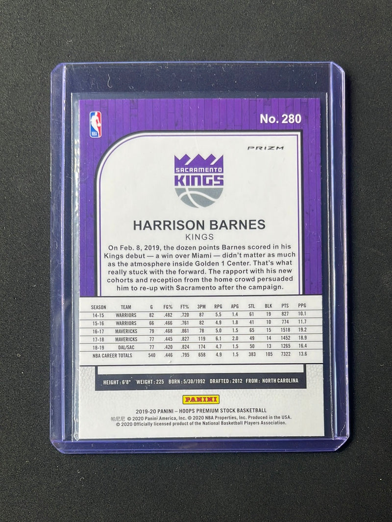 2019-20 Hoops Premium Harrison Barnes Flash