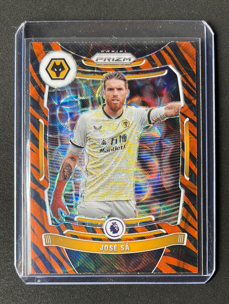 2021-22 Prizm Premier League Jose Sa Tiger Stripe Prizm