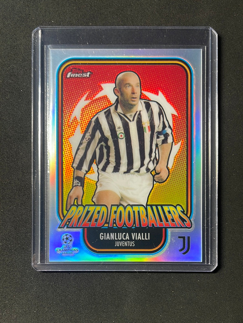 2020-21 Topps Finest UEFA Champions League Soccer Gianluca Vialli Prized Footballers