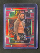 2022 Panini Select WWE Jimmy Uso Concourse Red Prizm 191/249