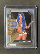2022 Prizm WWE Sasha Banks GOLD