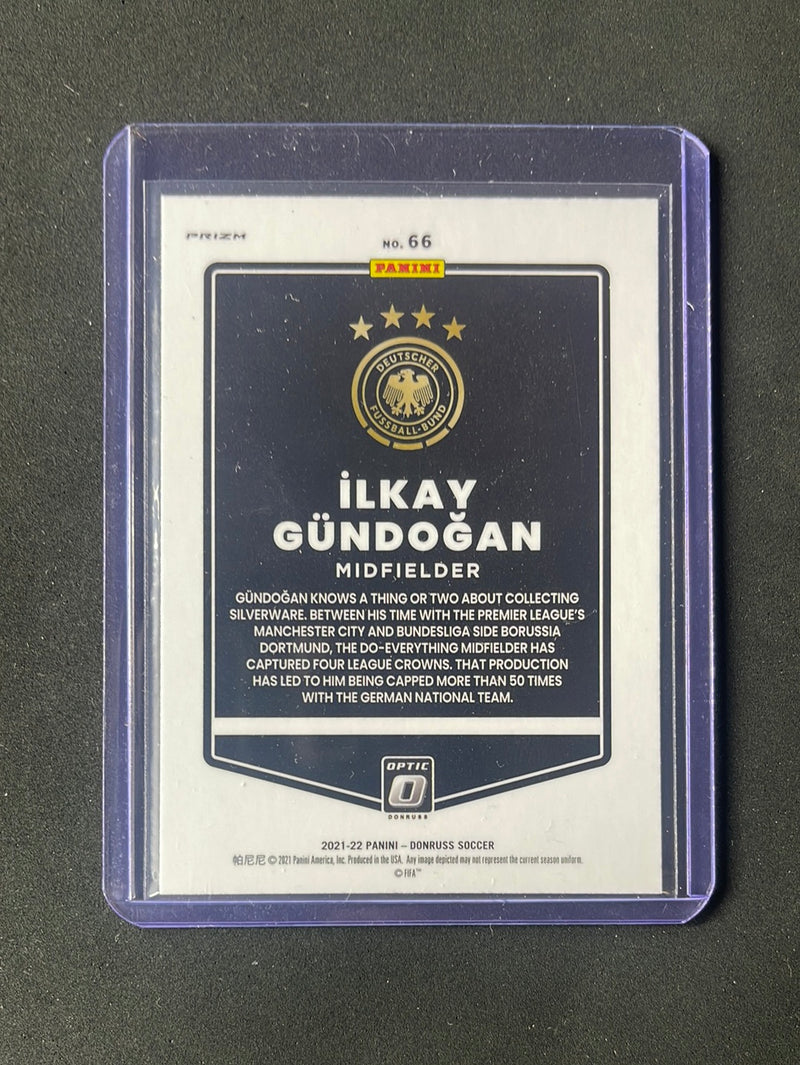 2021-22 Panini Donruss Road To Qatar Ilkay Gundogan Optic Silver