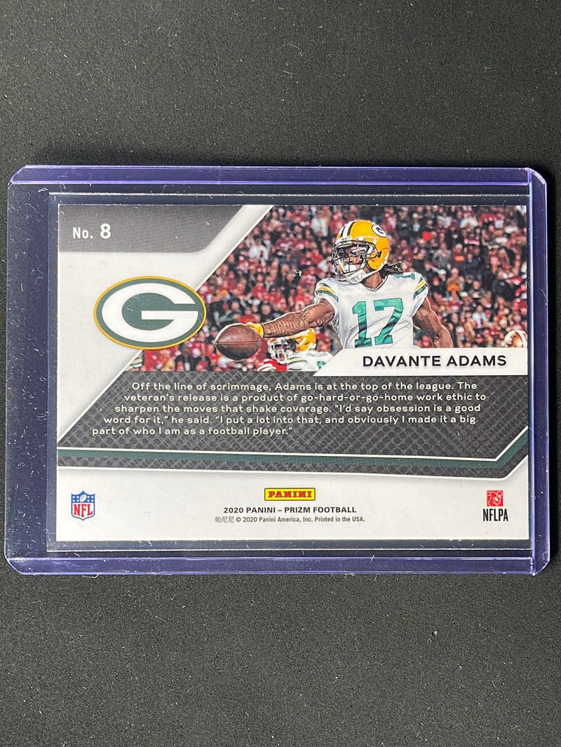 2020 Panini Prizm Football Davante Adams Go Hard Or Go Home