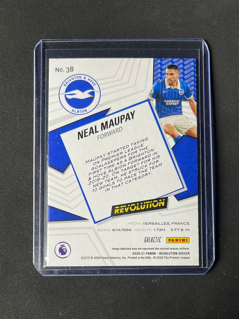 2020-21 Panini Revolution Premier League Soccer Neal Maupay Galactic