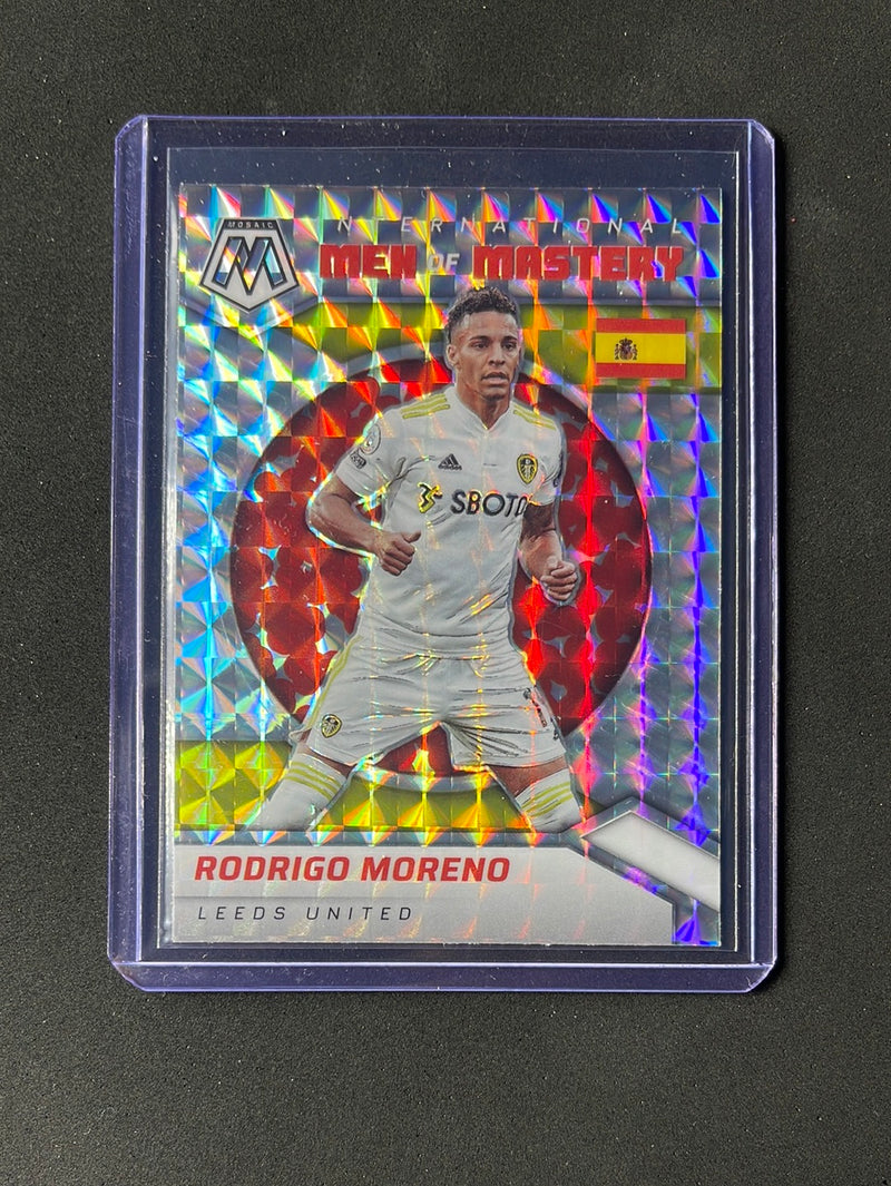 2021-22 Panini Mosaic EPL Rodrigo Moreno Men Of Mastery