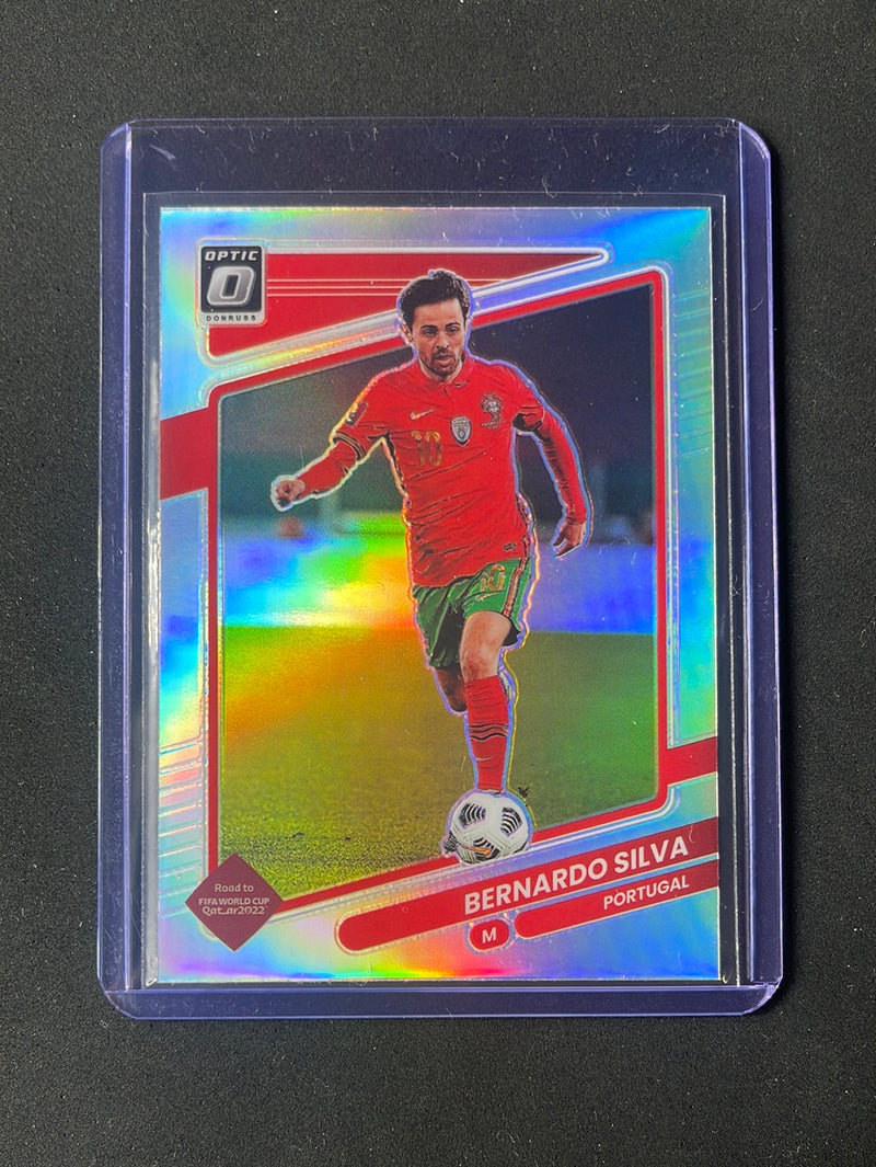 2021-22 Panini Donruss Road To Qatar Bernardo Silva Optic Silver