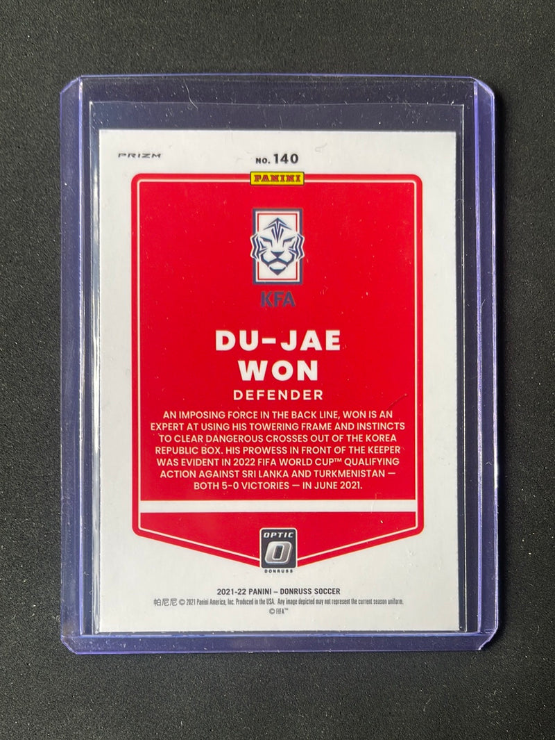 2021-22 Panini Donruss Road To Qatar Du-Jae Won Optic Silver