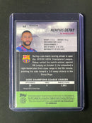 2021-22 Topps Stadium Club Chrome UEFA Champions League Memphis Depay Refractor