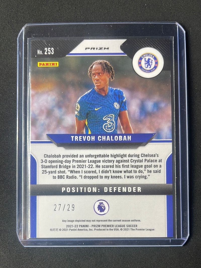 2021-22 Prizm Premier League Trevoh Chalobah Red Choice Prizm 27/29