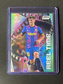 2021-22 Topps Stadium Club Chrome UEFA Champions League Gavi Reel Time