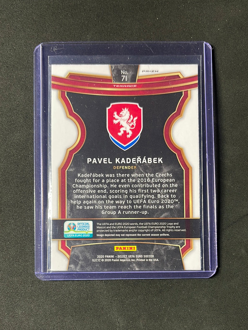 2020 Panini Select UEFA Euro Soccer Pavel Kaderabek Silver