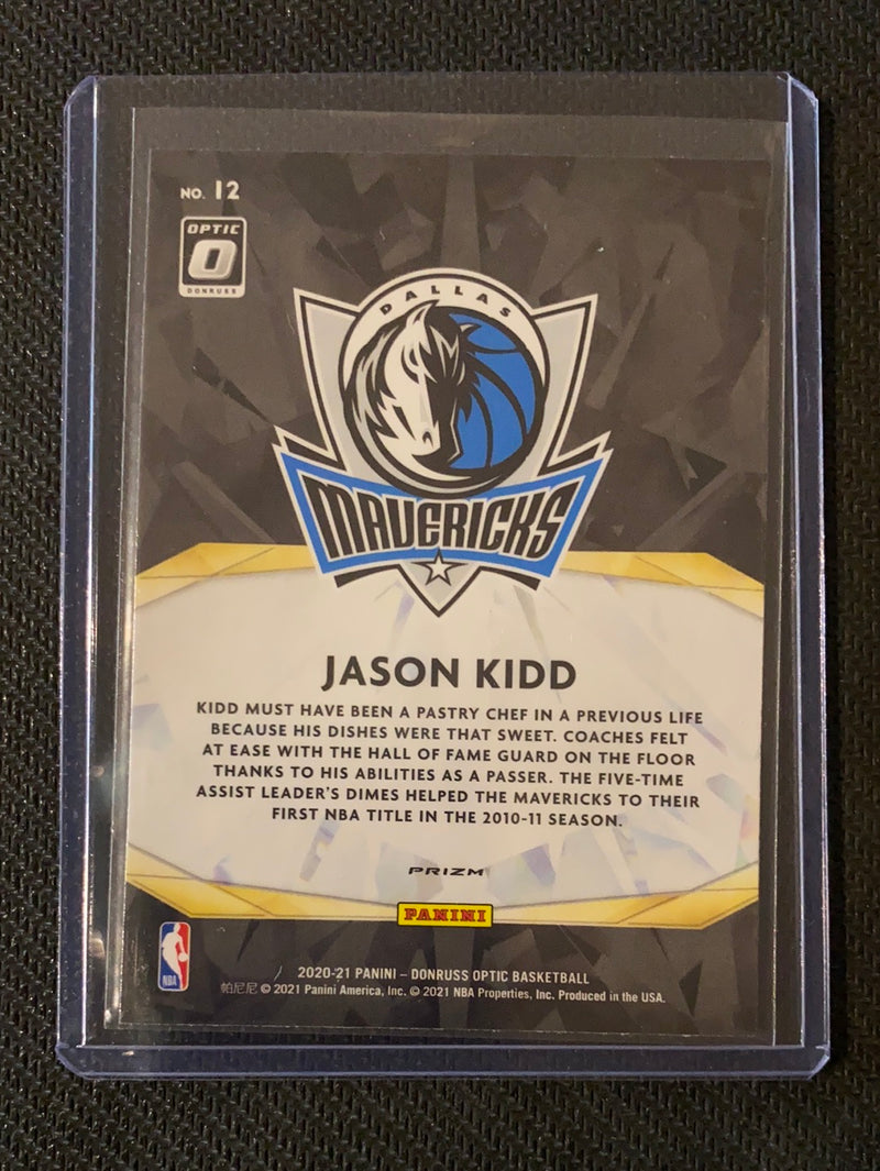 2020-21 Panini NBA Donruss Optic Jason Kidd Winner Stays Holo