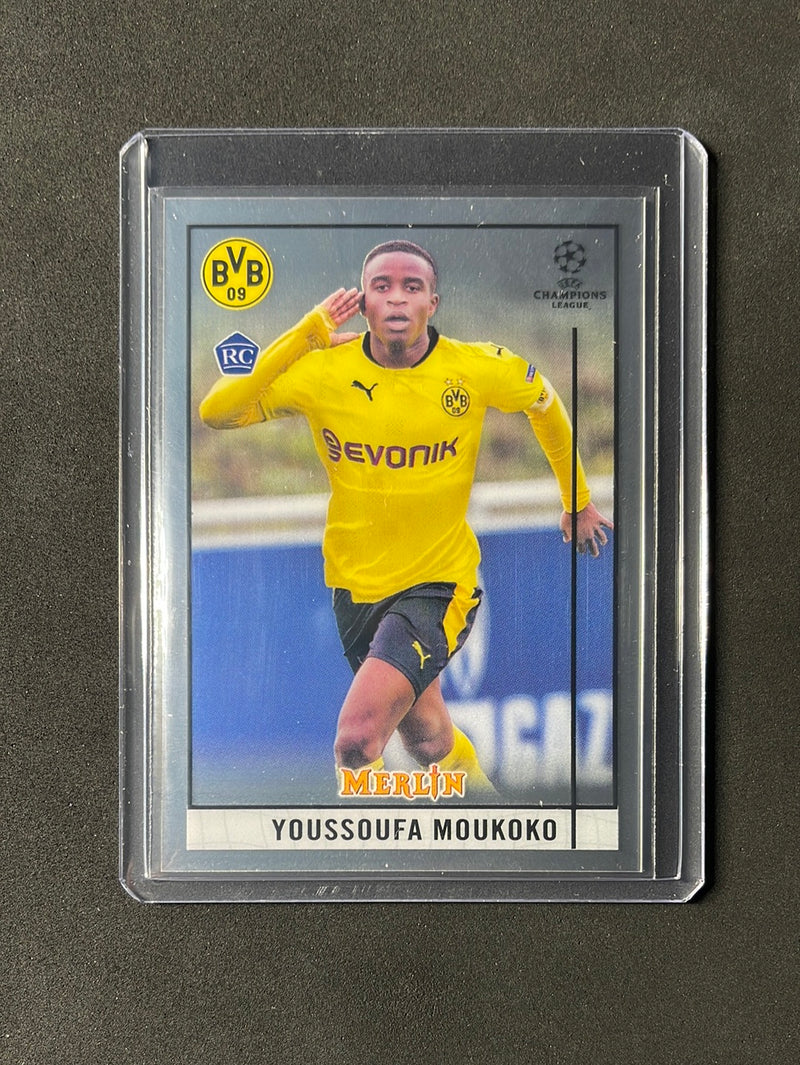 2020-21 Topps Merlin Chrome UEFA Champions League Youssoufa Moukoko