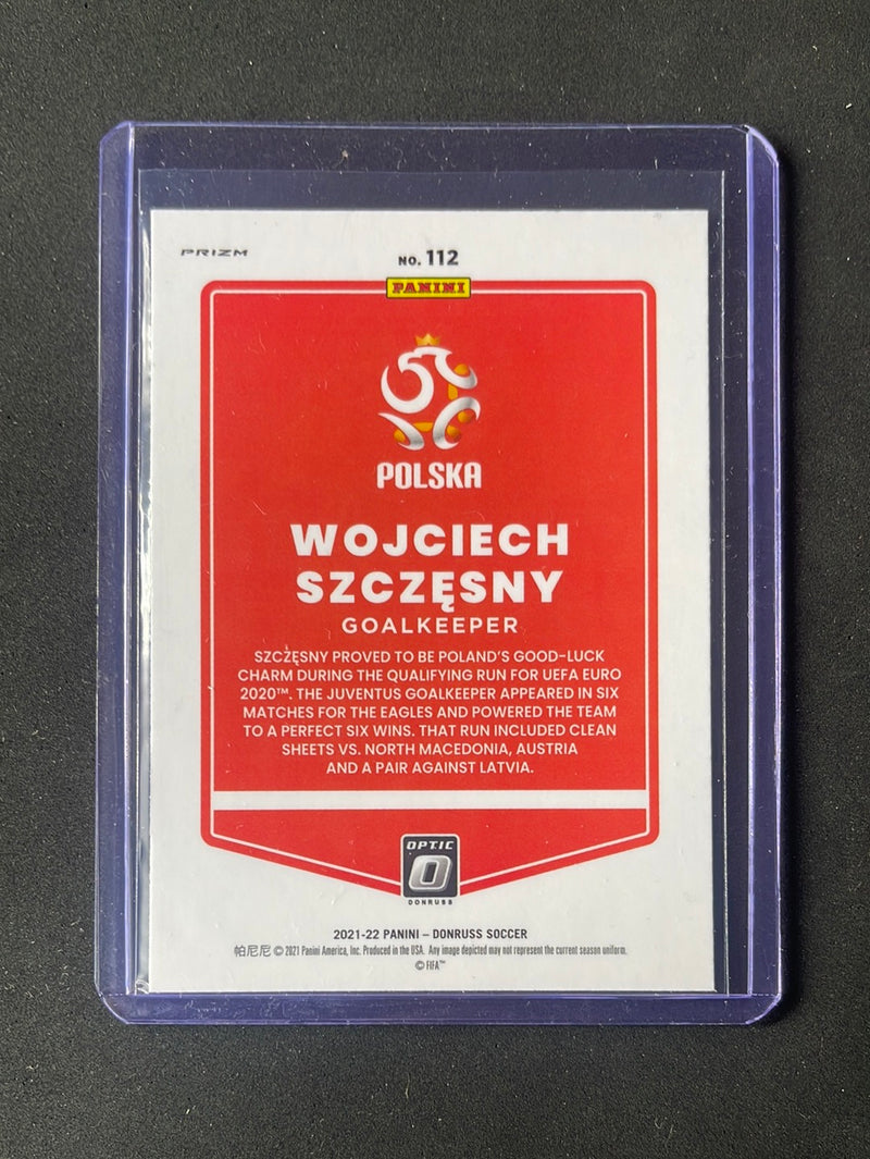 2021-22 Panini Donruss Road To Qatar Wojciech Szczesny Optic Silver