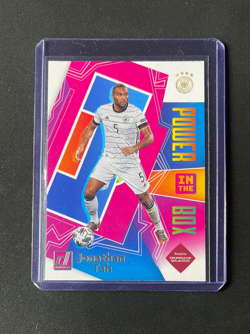 2021-22 Panini Donruss Road To Qatar Jonathan Tah Power In The Box