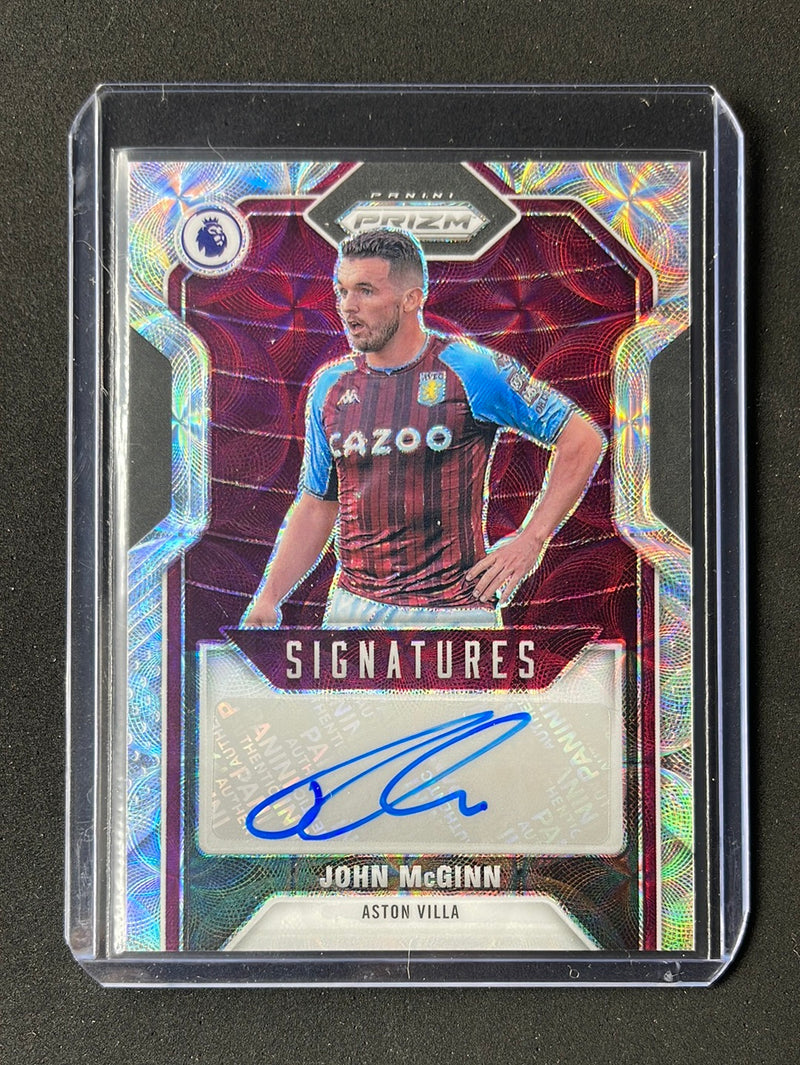 2021-22 Prizm Premier League John McGinn Signatures Autograph Choice S-JMG