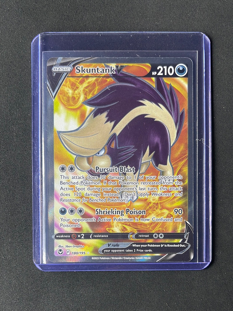 Pokemon TCG Silver Tempest Skuntank V 180/195