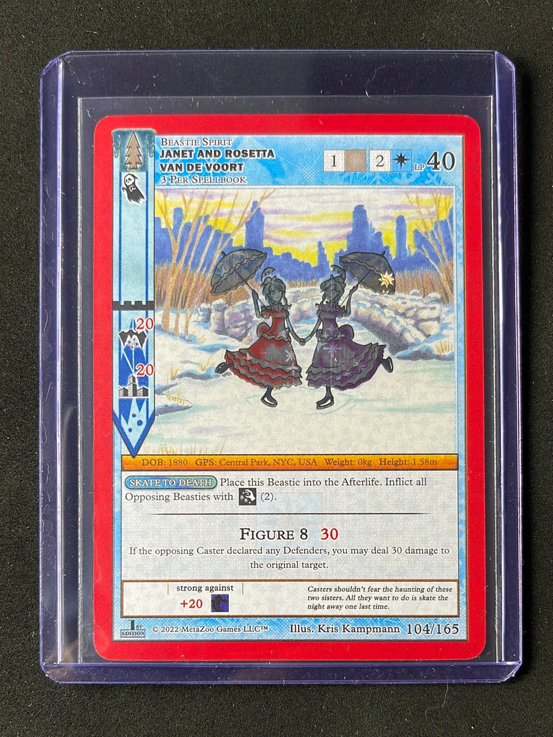 Metazoo TCG Wilderness 1st Edition Janet And Rosetta Van De Voort Reve