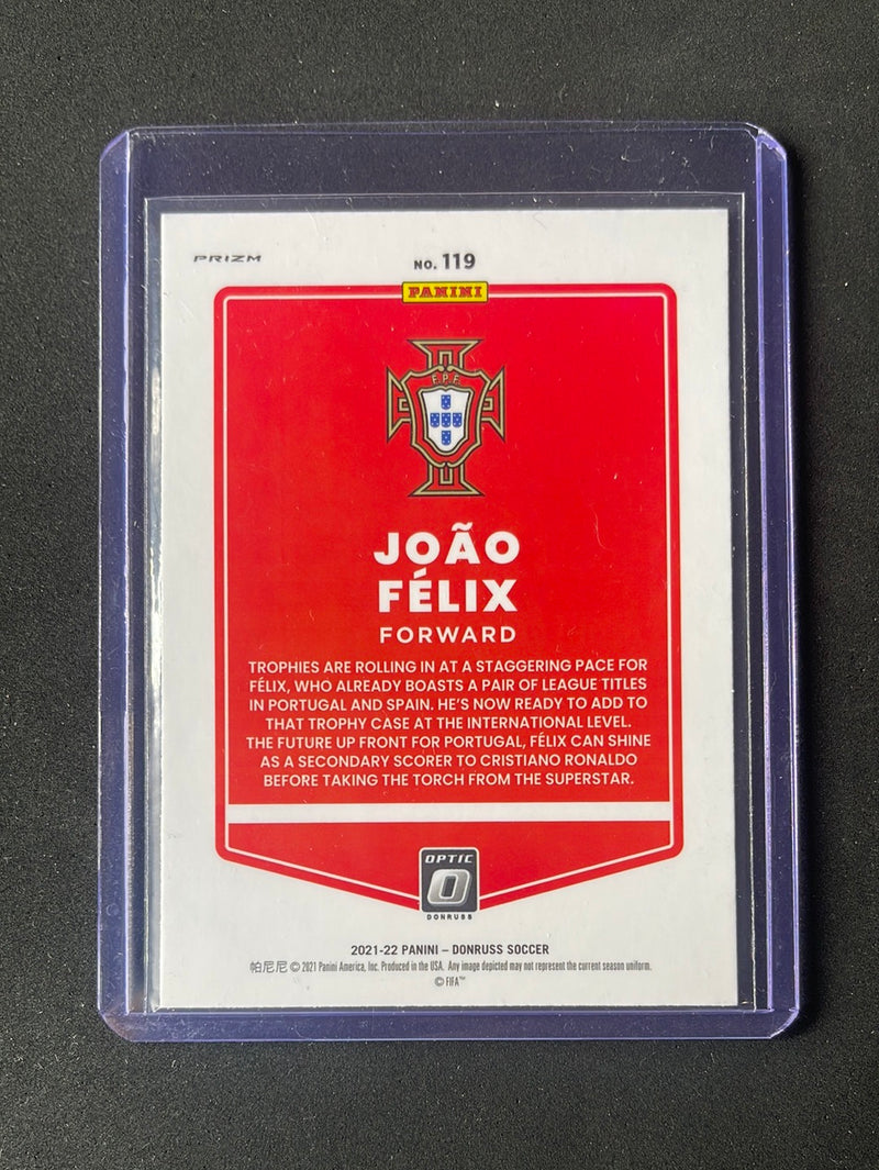 2021-22 Panini Donruss Road To Qatar Joao Felix Optic Silver