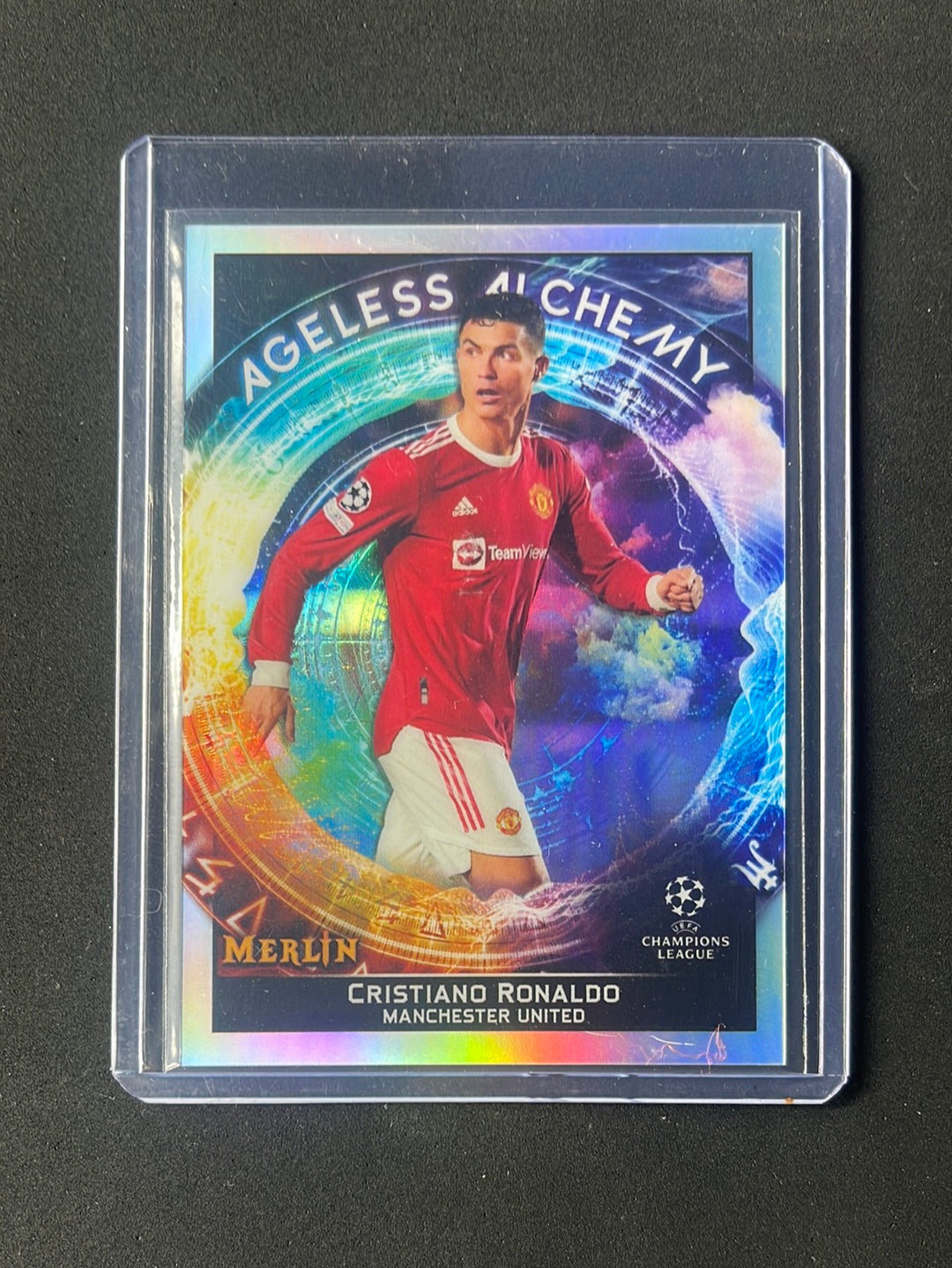 2021-22 Topps Merlin Chrome UEFA Champions League Cristiano Ronaldo Ag