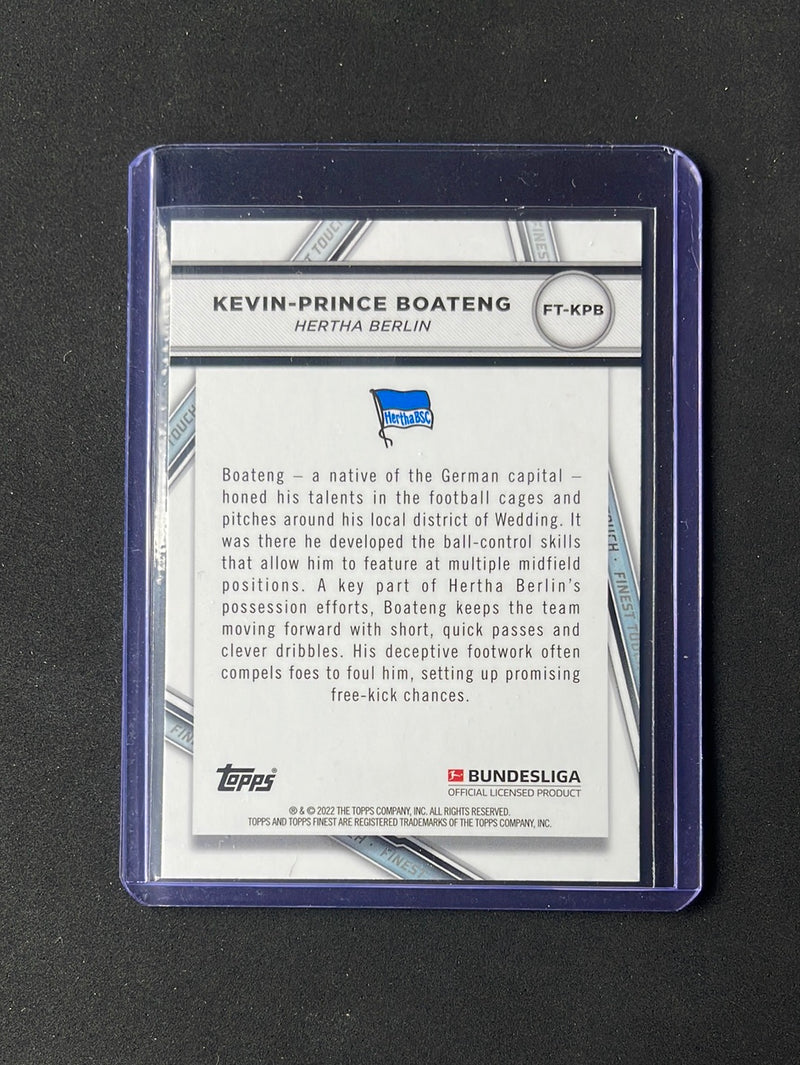 2021-22 Topps Finest Bundesliga Kevin-Prince Boateng Finest Touch