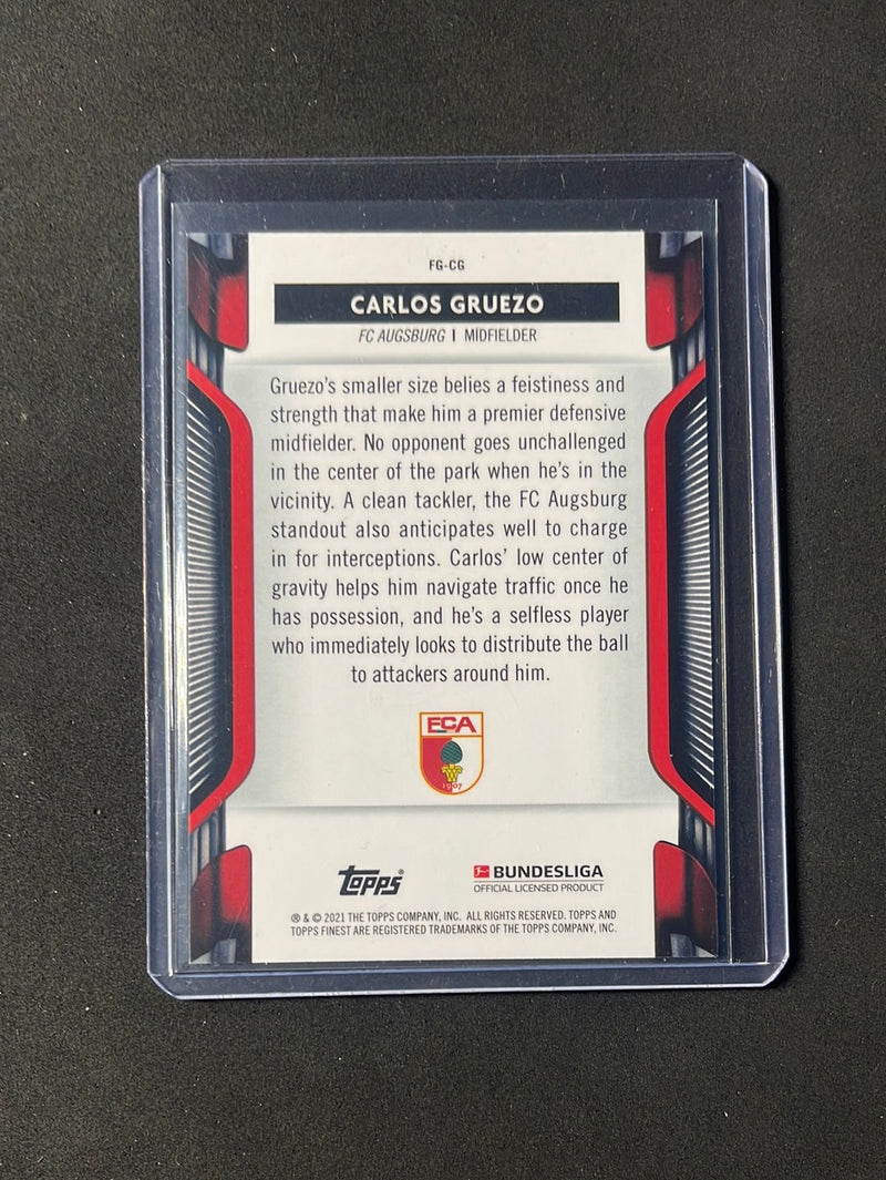 2020-21 Topps Finest Bundesliga Soccer Carlos Gruezo Game Changers