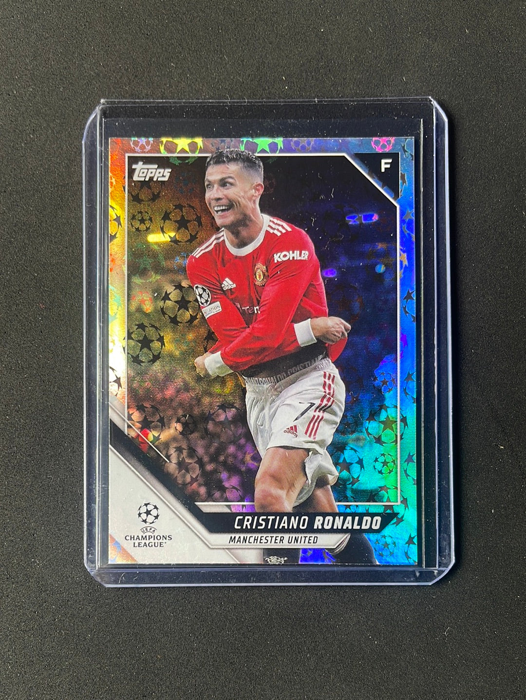 2021-22 Topps UEFA Champions League Cristiano Ronaldo Starball #100