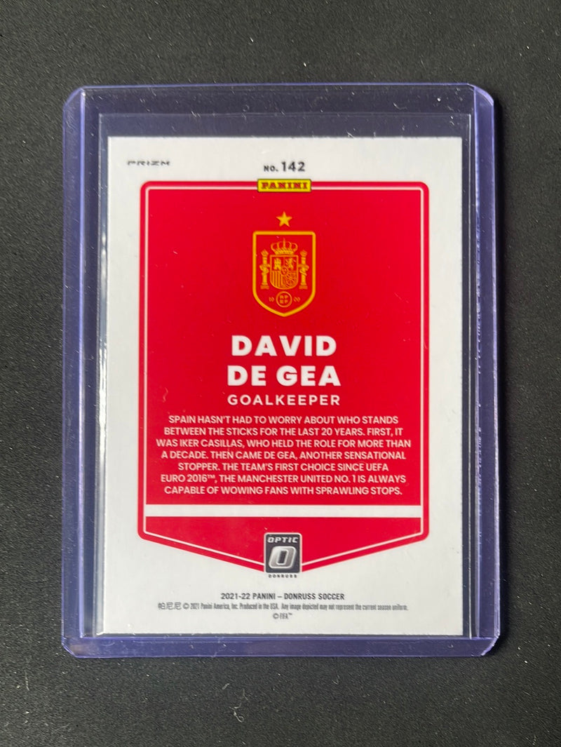 2021-22 Panini Donruss Road To Qatar David De Gea Optic Silver