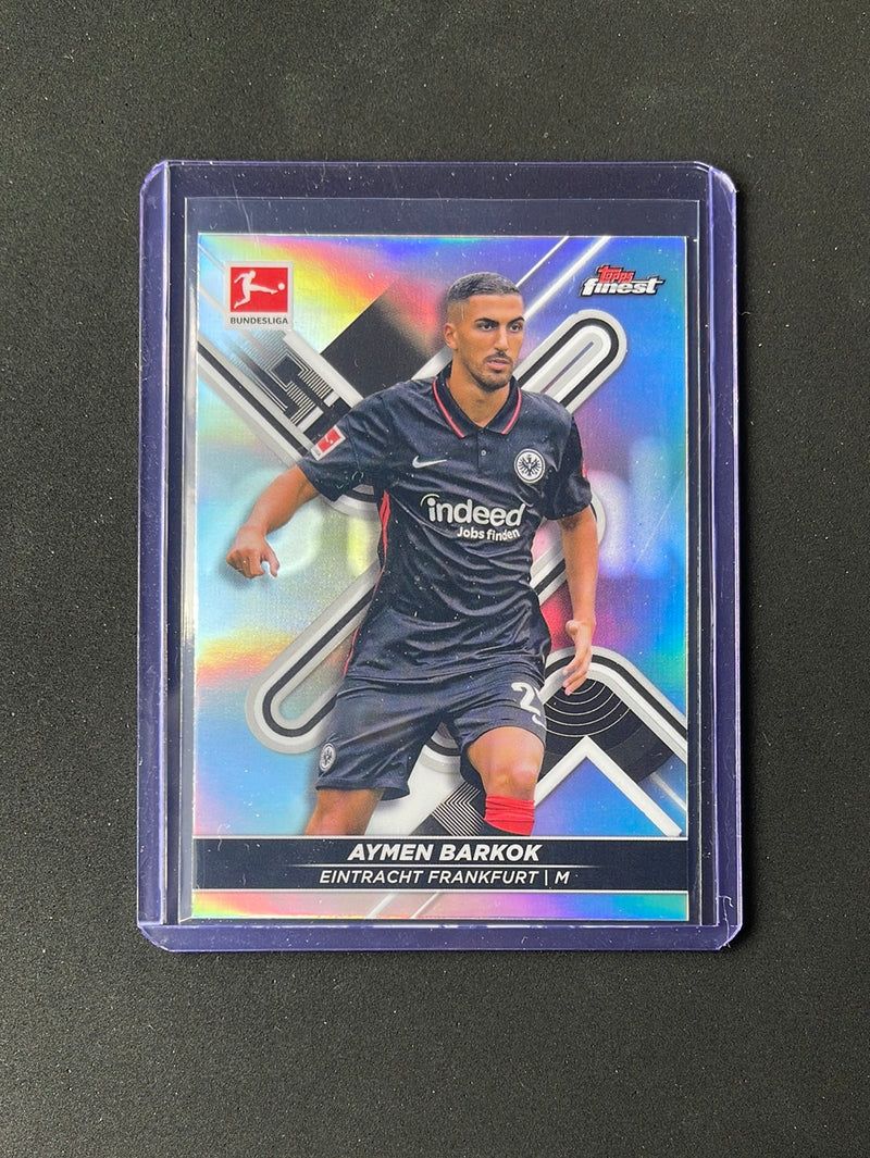 2021-22 Topps Finest Bundesliga Aymen Barkok Refractor