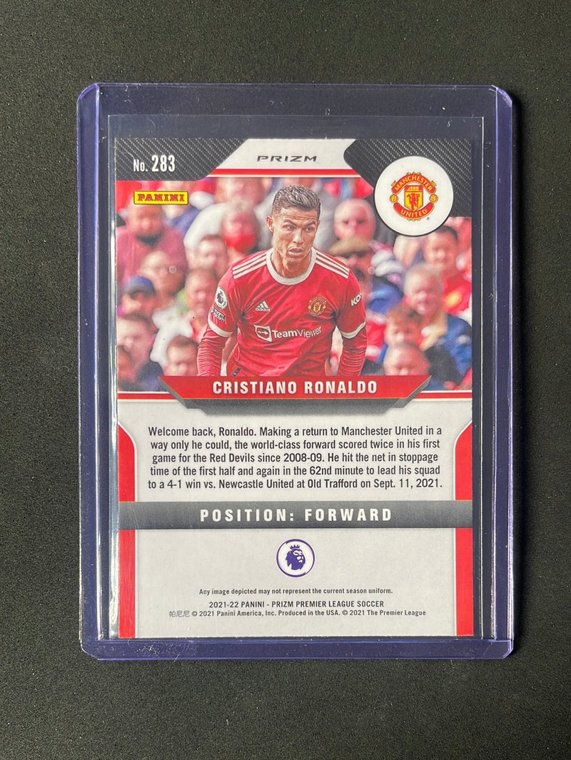 2021-22 Panini Prizm Premier League Cristiano Ronaldo Hyper