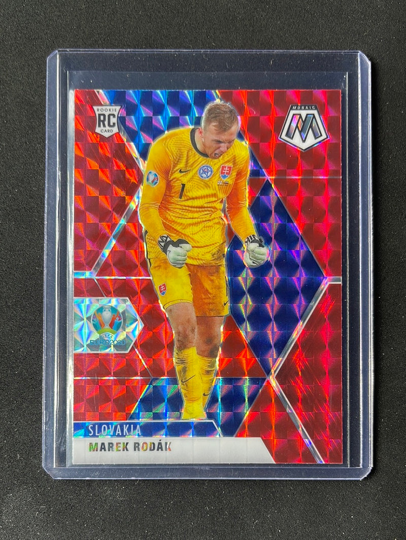 2020-21 Panini Mosaic Euro Marek Rodak Mosaic Red