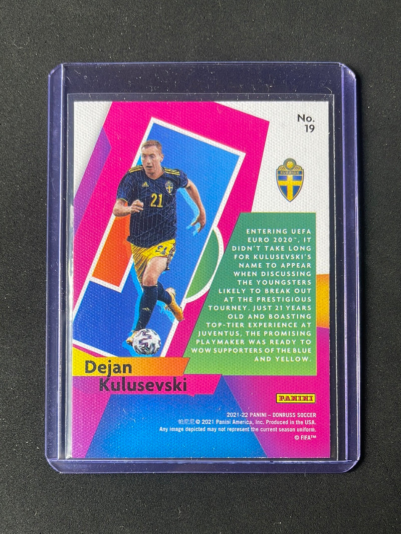 2021-22 Panini Donruss Road To Qatar Dejan Kulusevski Power In The Box