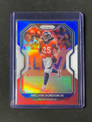 2020 Panini Prizm Football Melvin Gordan III Red/White/Blue Prizm